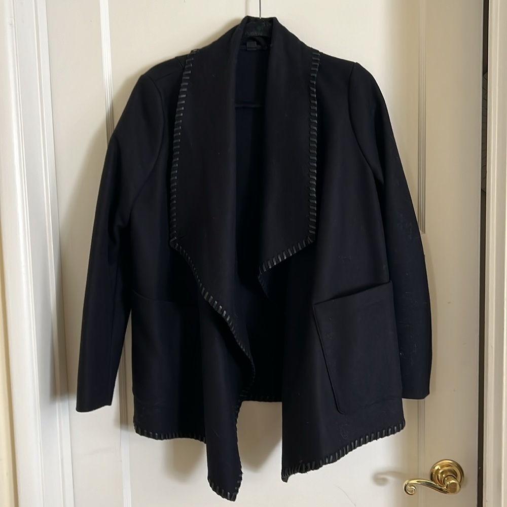 ALLSAINTS, Black Wool Roux Jacket - Picture 8 of 10